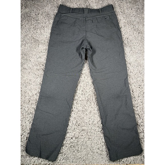 Nike‎ Golf Pants Mens 32x32 Dark Gray Dri Fit Performance Tech Chino - Picture 6 of 14